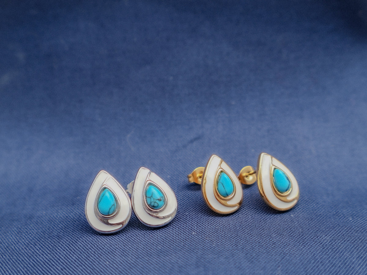Teardrops Turquoises