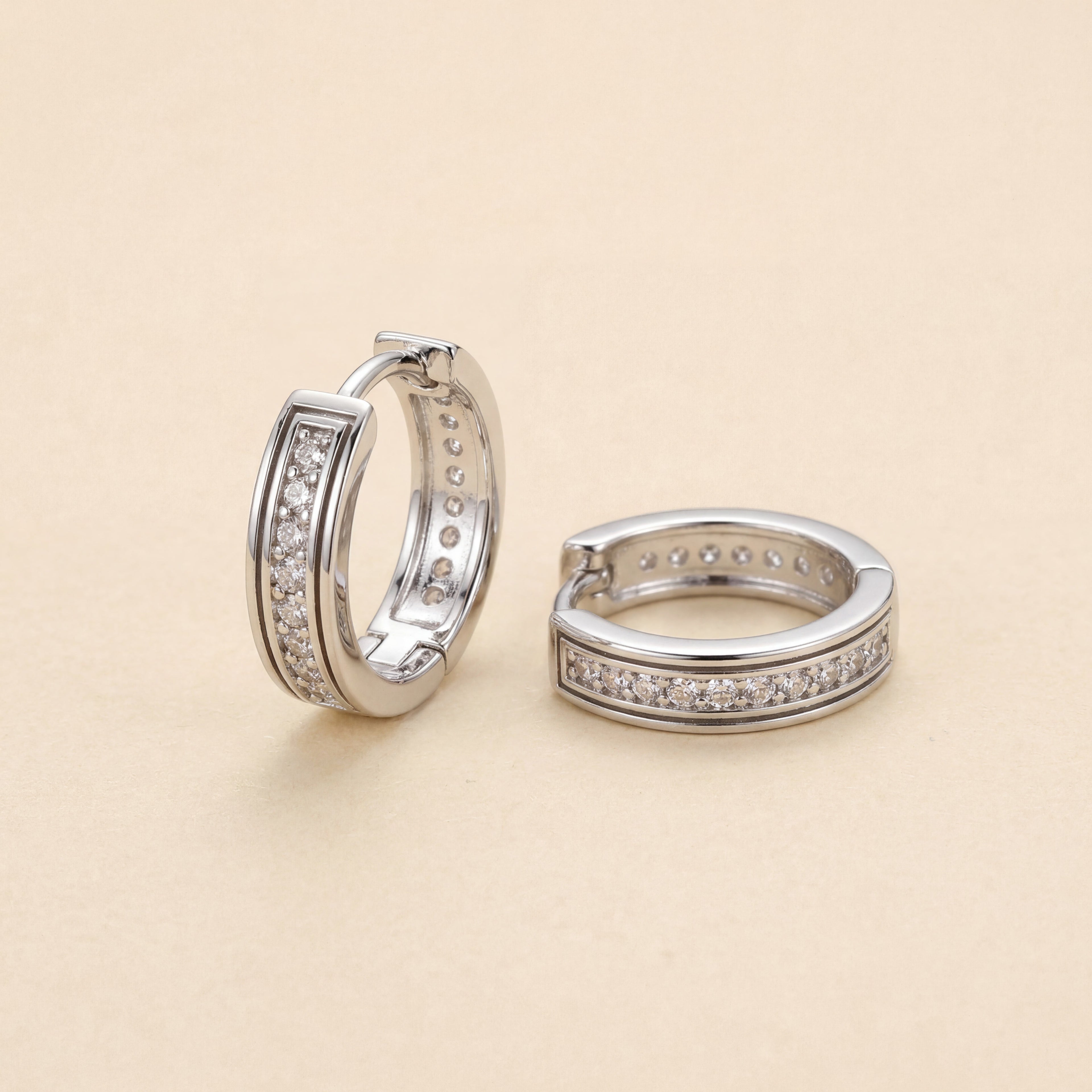Silver Hoops