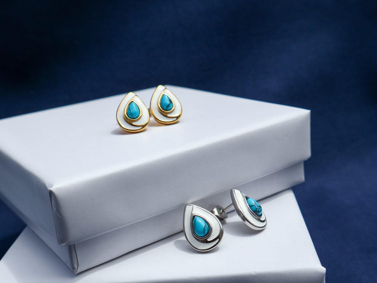 Teardrops Turquoises